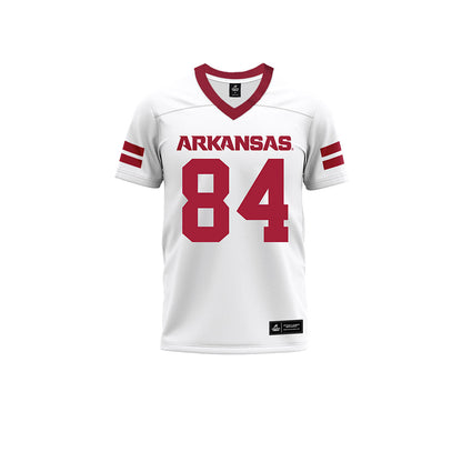 Arkansas - NCAA Football : Ismael Cisse - White Premium Football Jersey-0