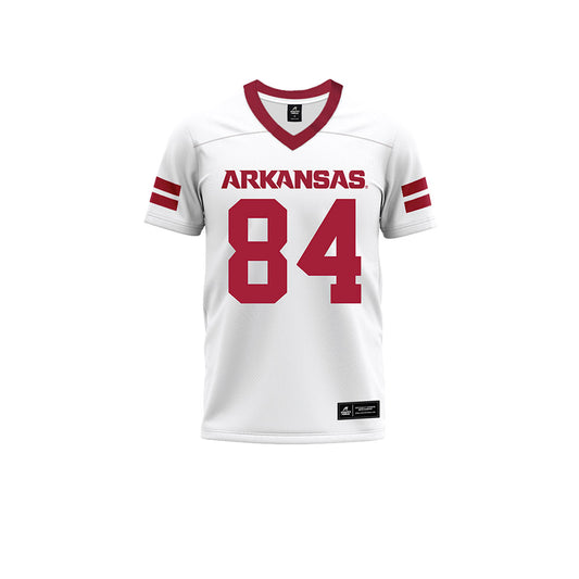Arkansas - NCAA Football : Ismael Cisse - White Premium Football Jersey-0