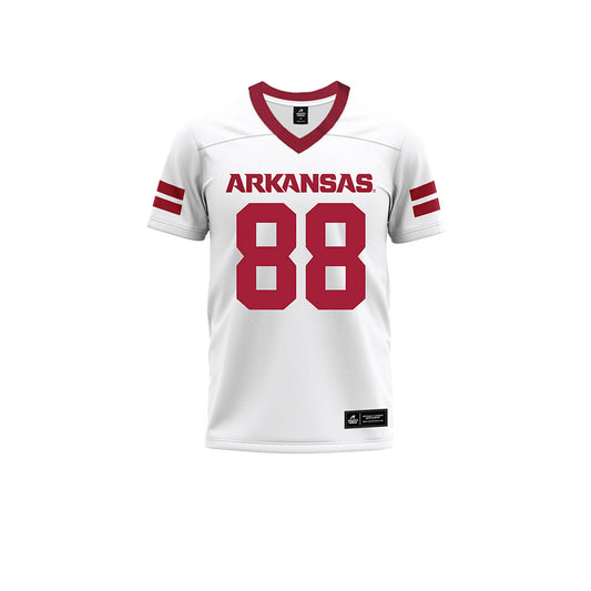 Arkansas - NCAA Football : Xadavien Sims - White Premium Football Jersey-0