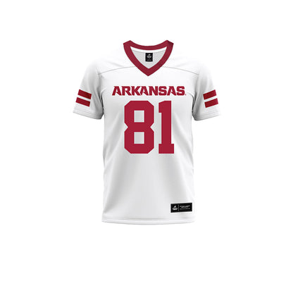 Arkansas - NCAA Football : Dai'Shaun Thomas - White Premium Football Jersey-0