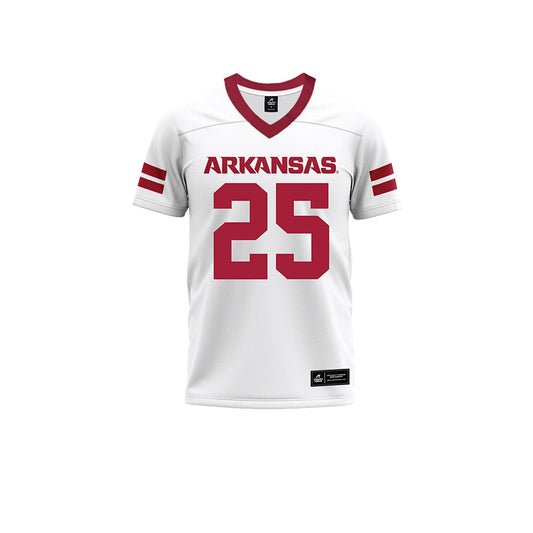 Arkansas - NCAA Football : Ja’Quavion Smith - White Premium Football Jersey-0