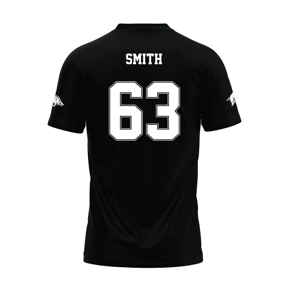 Arkansas - NCAA Football : Hugh Smith - Black Premium Football Jersey-1