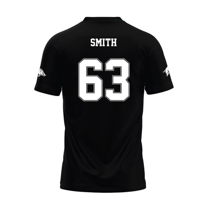 Arkansas - NCAA Football : Hugh Smith - Black Premium Football Jersey-1