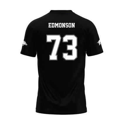Arkansas - NCAA Football : Brooks Edmonson - Black Premium Football Jersey