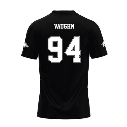 Arkansas - NCAA Football : Reginald Vaughn - Black Premium Football Jersey-1
