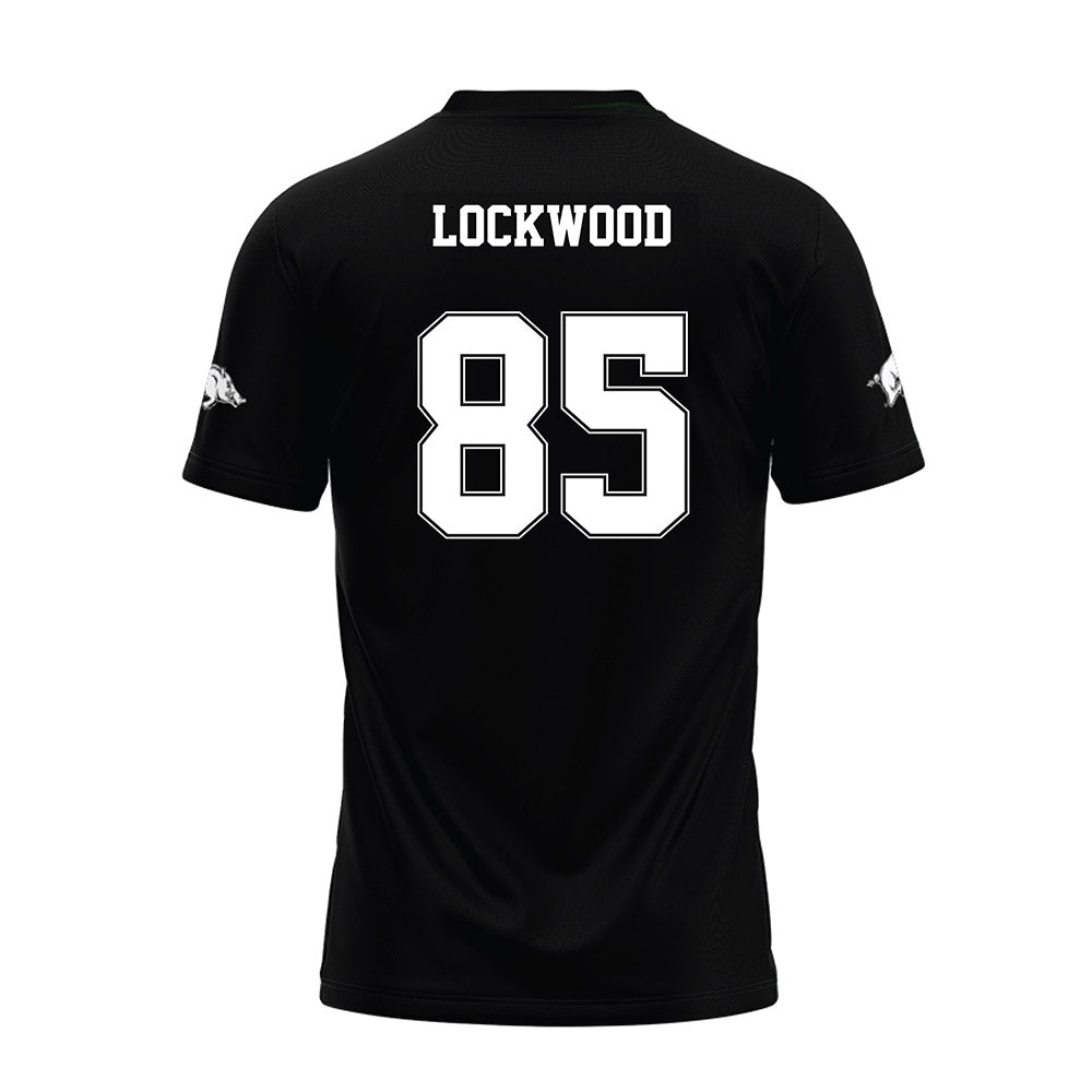 Arkansas - NCAA Football : Ty Lockwood - Black Premium Football Jersey-1