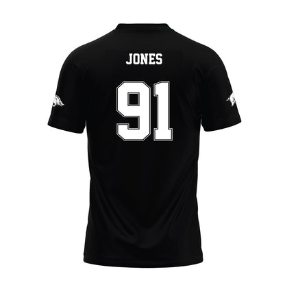 Arkansas - NCAA Football : Carlon Jones - Black Premium Football Jersey-1