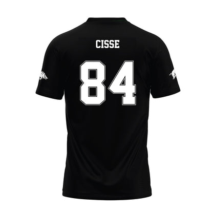 Arkansas - NCAA Football : Ismael Cisse - Black Premium Football Jersey-1