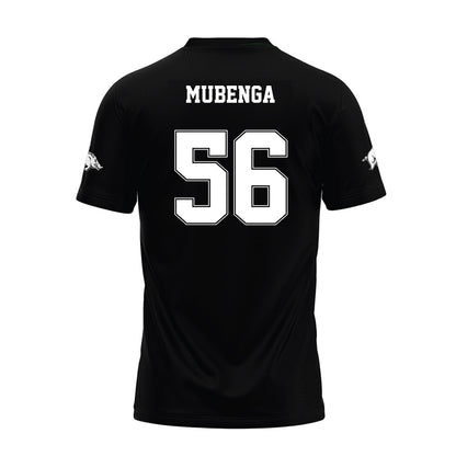 Arkansas - NCAA Football : Ben Mubenga - Black Premium Football Jersey-1