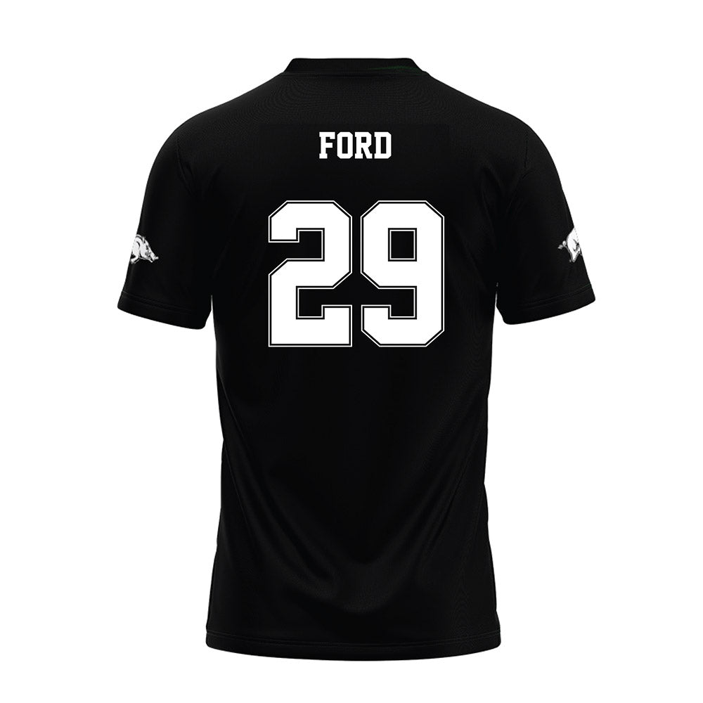 Arkansas - NCAA Football : Brandon Ford - Black Premium Football Jersey-1