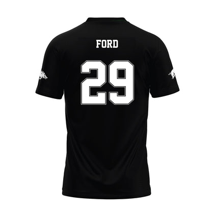 Arkansas - NCAA Football : Brandon Ford - Black Premium Football Jersey-1