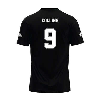 Arkansas - NCAA Football : Charleston Collins - Black Premium Football Jersey