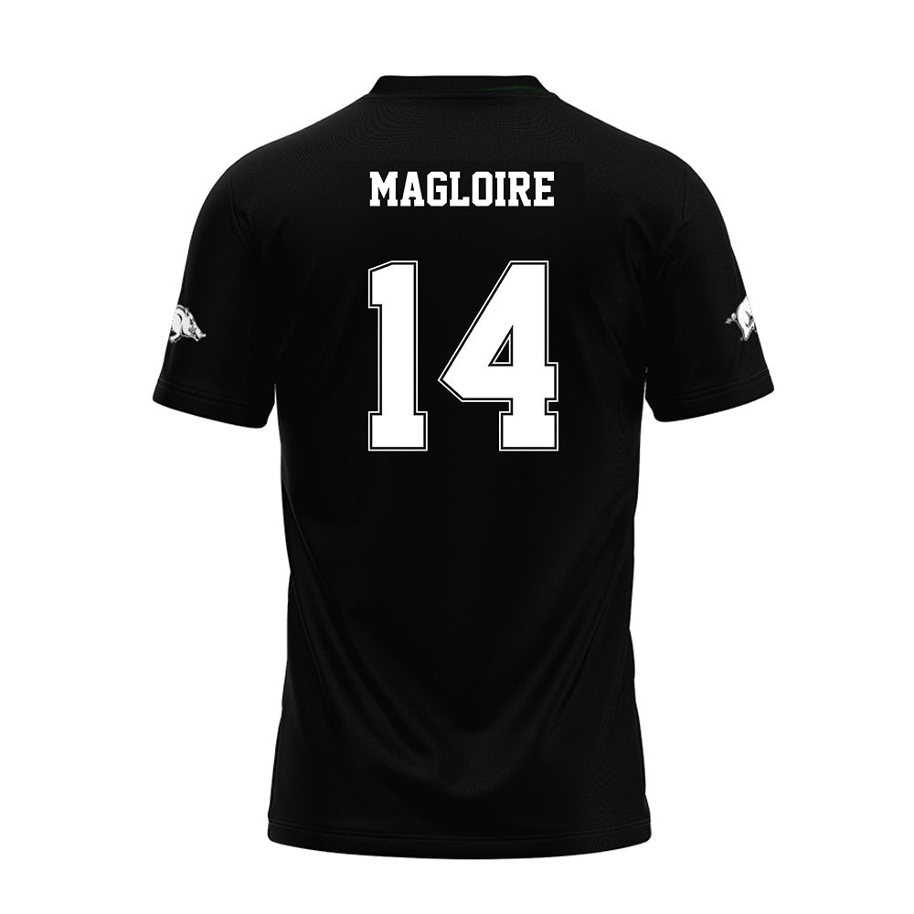 Arkansas - NCAA Football : Kyeaure Magloire - Black Premium Football Jersey-1