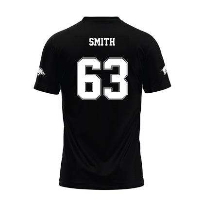 Arkansas - NCAA Football : Hugh Smith - Black Premium Football Jersey-1