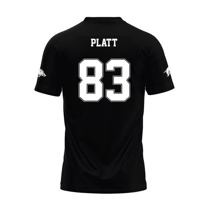 Arkansas - NCAA Football : Jaden Platt - Black Premium Football Jersey-1