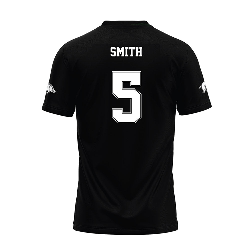 Arkansas - NCAA Football : Sutton Smith - Black Premium Football Jersey-1