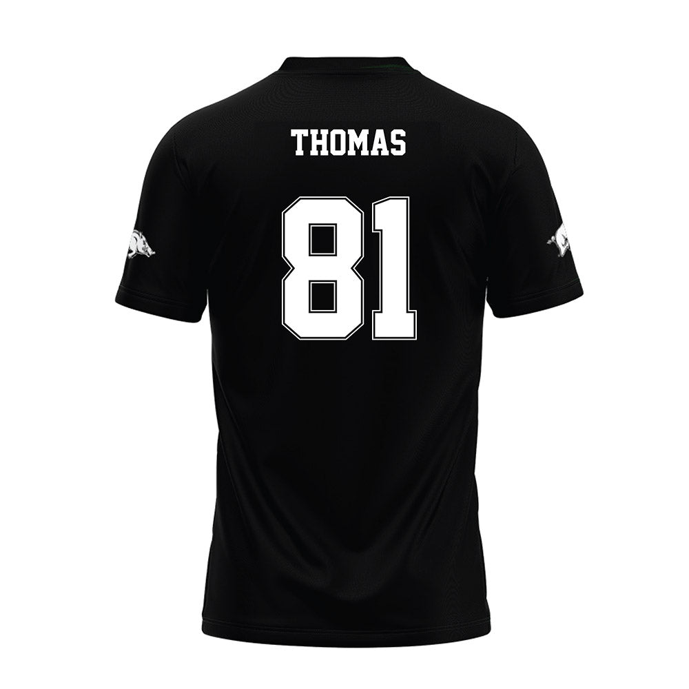 Arkansas - NCAA Football : Dai'Shaun Thomas - Black Premium Football Jersey-1