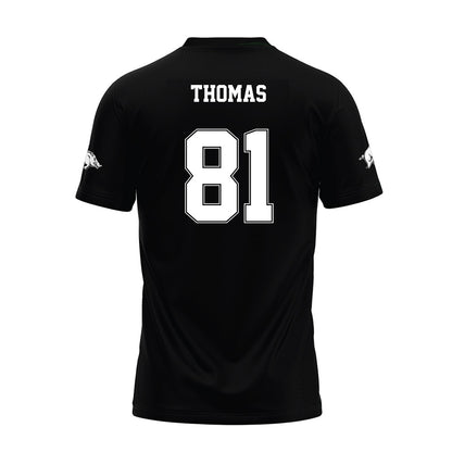 Arkansas - NCAA Football : Dai'Shaun Thomas - Black Premium Football Jersey-1