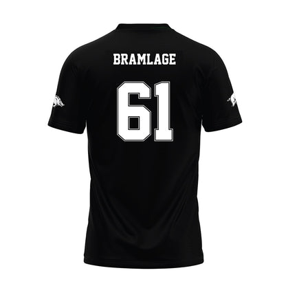 Arkansas - NCAA Football : Kaden Bramlage - Black Premium Football Jersey-1