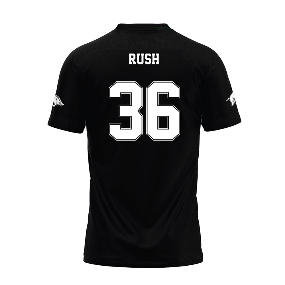 Arkansas - NCAA Football : Gavin Rush - Black Premium Football Jersey-1