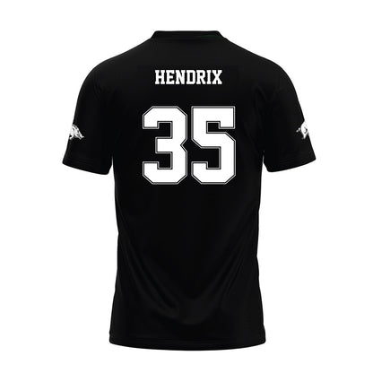 Arkansas - NCAA Football : Hutson Hendrix - Black Premium Football Jersey-1