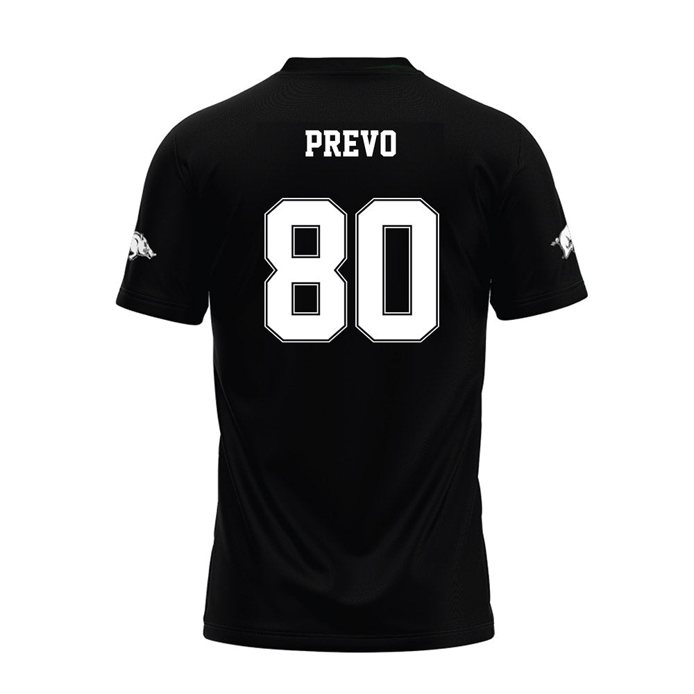 Arkansas - NCAA Football : Dequane Prevo - Black Premium Football Jersey-1
