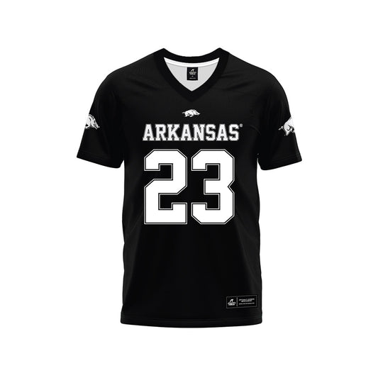 Arkansas - NCAA Football : Kevin Young Jr. - Black Premium Football Jersey-0