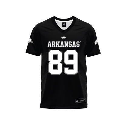 Arkansas - NCAA Football : Gavin Garretson - Black Premium Football Jersey-0