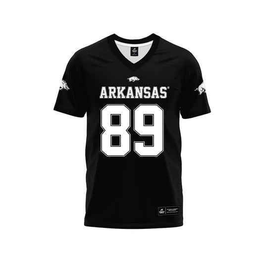 Arkansas - NCAA Football : Gavin Garretson - Black Premium Football Jersey-0