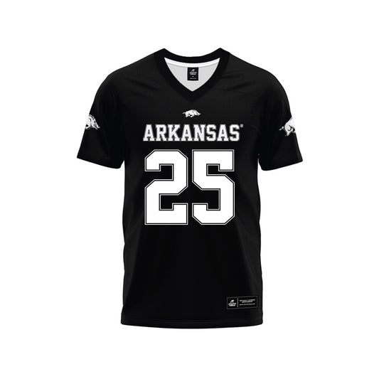 Arkansas - NCAA Football : Markeylin Batton - Black Premium Football Jersey-0