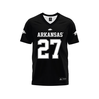 Arkansas - NCAA Football : LaMarcus Hicks II - Black Premium Football Jersey-0