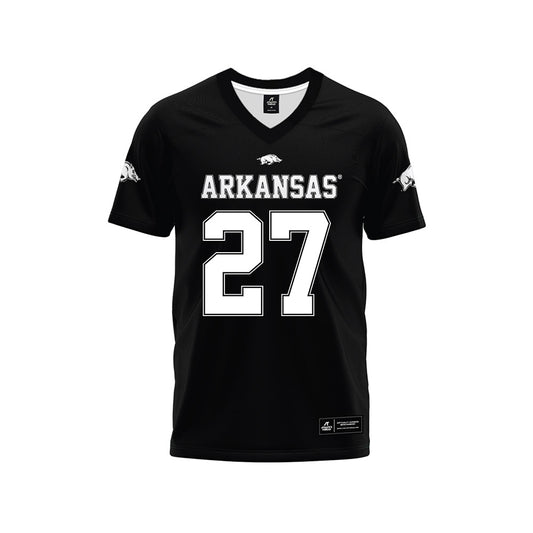 Arkansas - NCAA Football : LaMarcus Hicks II - Black Premium Football Jersey-0
