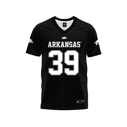 Arkansas - NCAA Football : Braeden McAlister - Black Premium Football Jersey-0