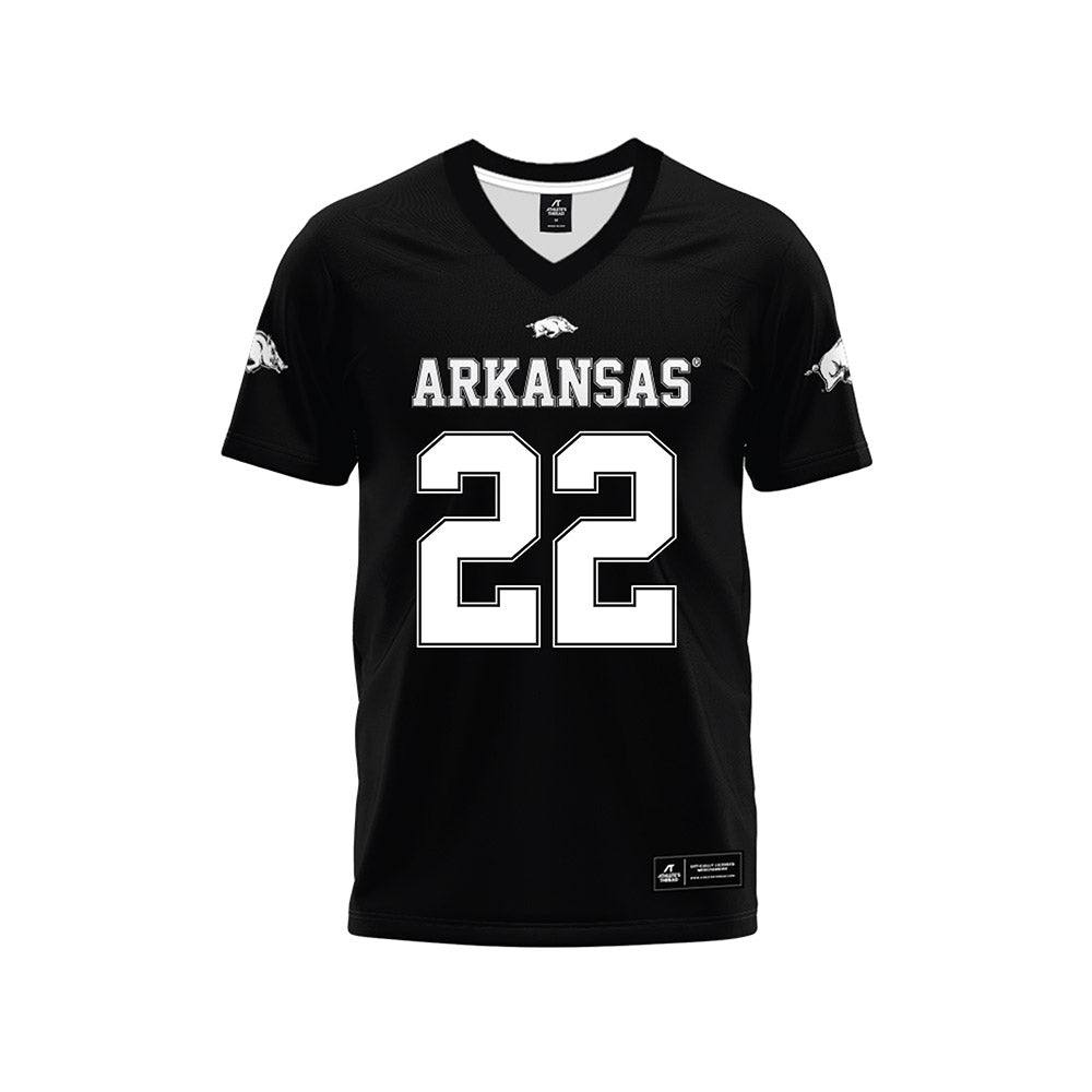 Arkansas - NCAA Football : Tj HODGES - Black Premium Football Jersey-0