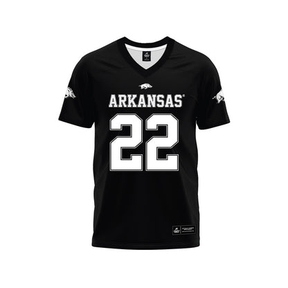 Arkansas - NCAA Football : Tj HODGES - Black Premium Football Jersey-0