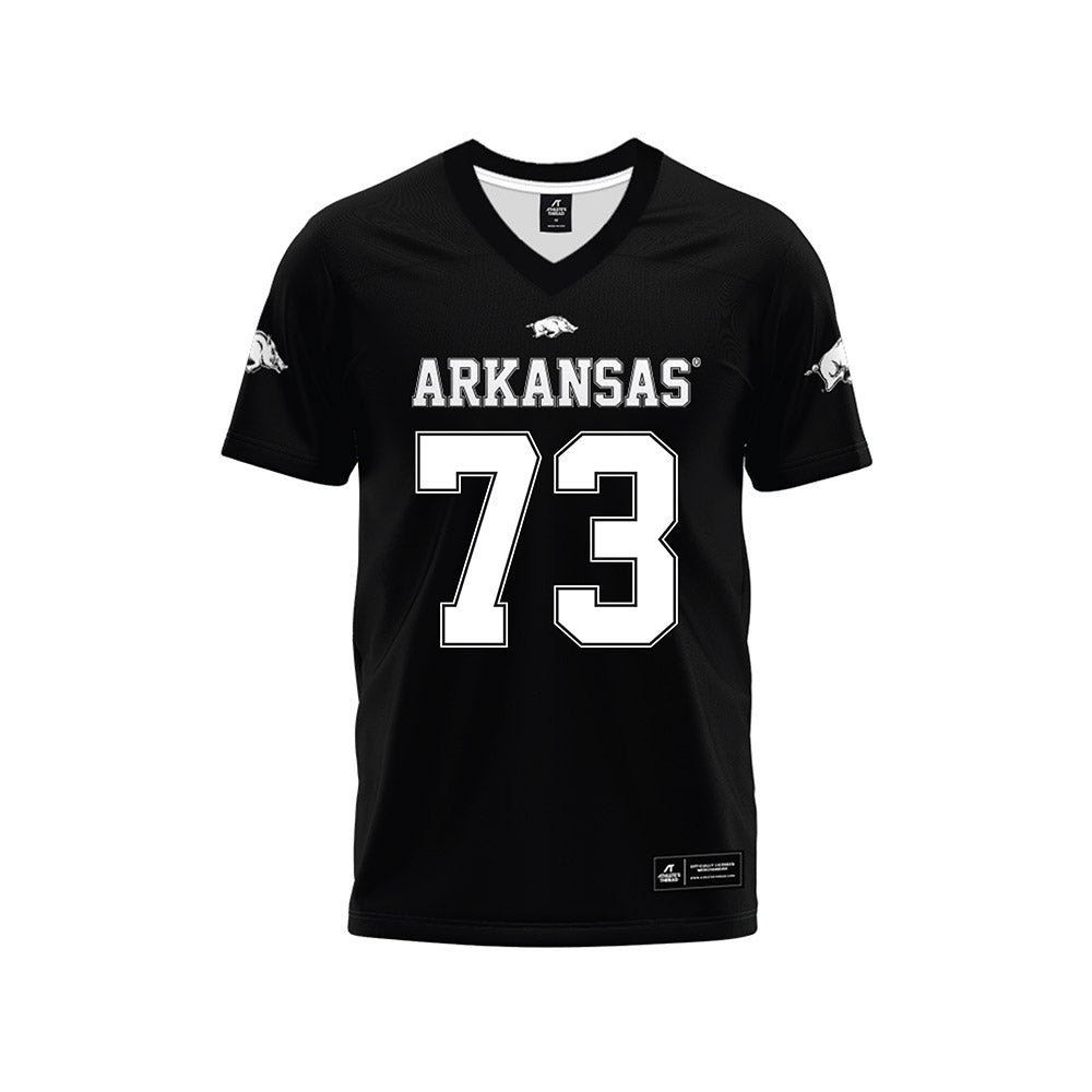 Arkansas - NCAA Football : Brooks Edmonson - Black Premium Football Jersey