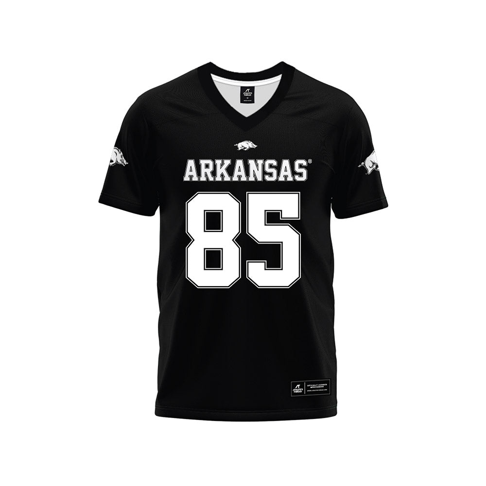 Arkansas - NCAA Football : Ty Lockwood - Black Premium Football Jersey-0