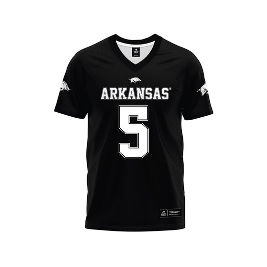 Arkansas - NCAA Football : Sutton Smith - Black Premium Football Jersey-0
