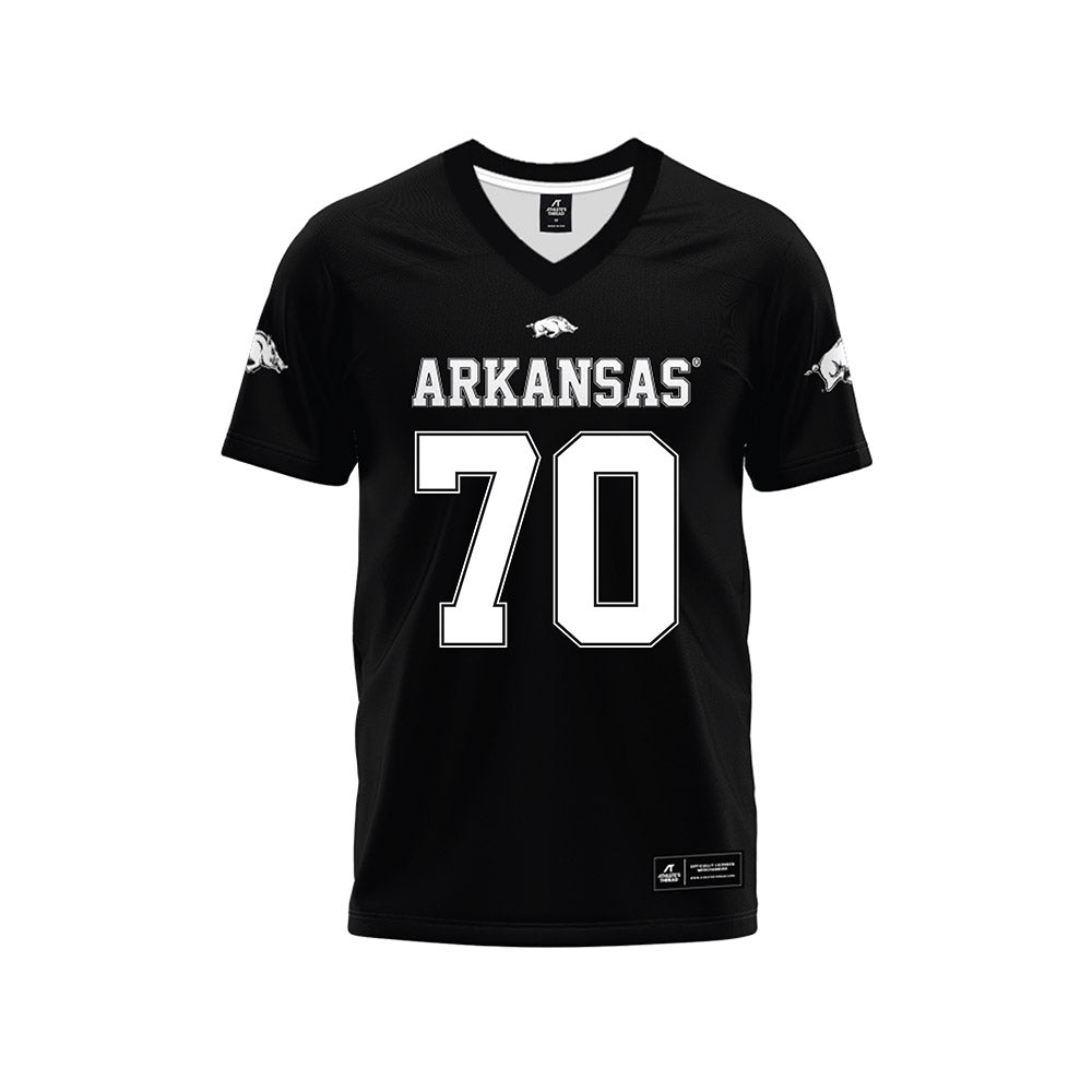 Arkansas - NCAA Football : Dan Grein - Black Premium Football Jersey-0