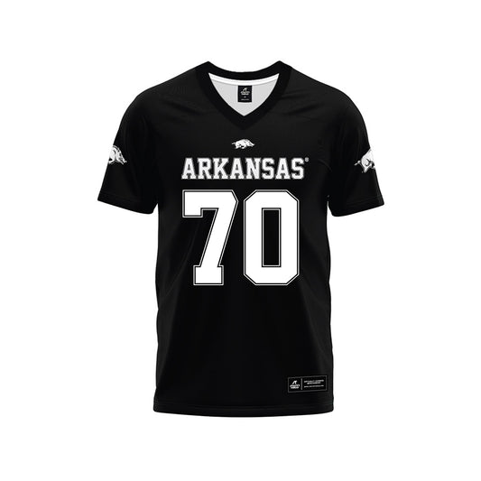 Arkansas - NCAA Football : Dan Grein - Black Premium Football Jersey-0