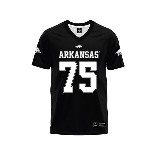 Arkansas - NCAA Football : Kavion Broussard - Black Premium Football Jersey-0