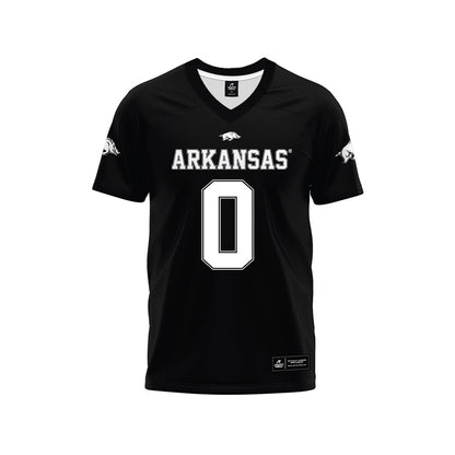 Arkansas - NCAA Football : Braylen Russell - Black Premium Football Jersey-0
