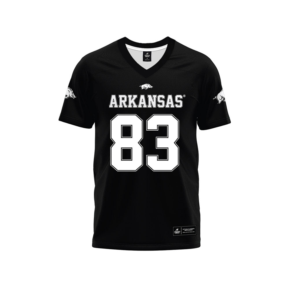 Arkansas - NCAA Football : Jaden Platt - Black Premium Football Jersey-0