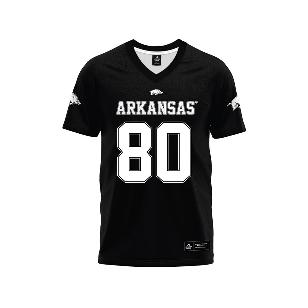 Arkansas - NCAA Football : Dequane Prevo - Black Premium Football Jersey-0