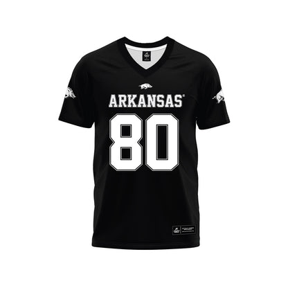 Arkansas - NCAA Football : Dequane Prevo - Black Premium Football Jersey-0