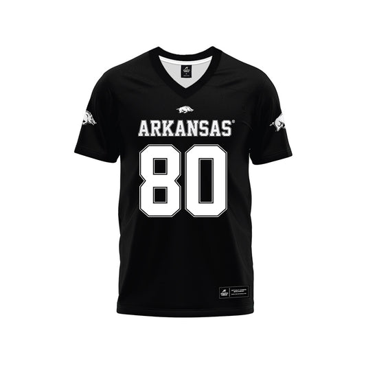 Arkansas - NCAA Football : Dequane Prevo - Black Premium Football Jersey-0