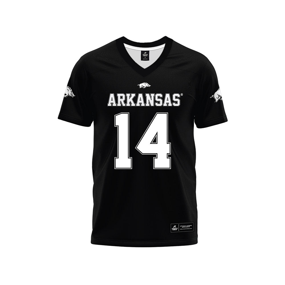 Arkansas - NCAA Football : Kyeaure Magloire - Black Premium Football Jersey-0