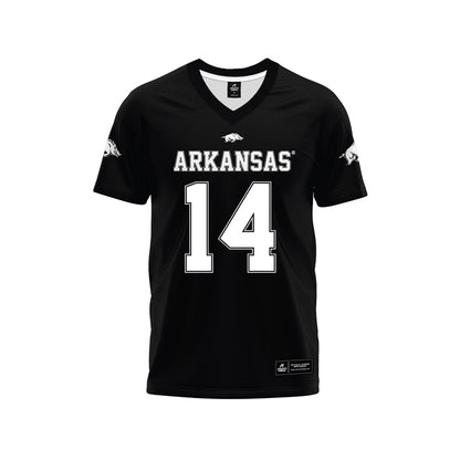 Arkansas - NCAA Football : Kyeaure Magloire - Black Premium Football Jersey-0