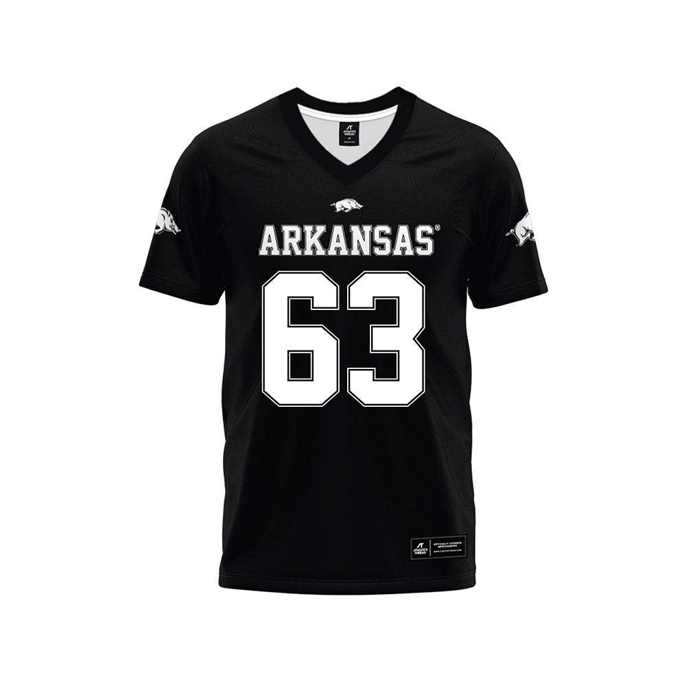 Arkansas - NCAA Football : Hugh Smith - Black Premium Football Jersey-0
