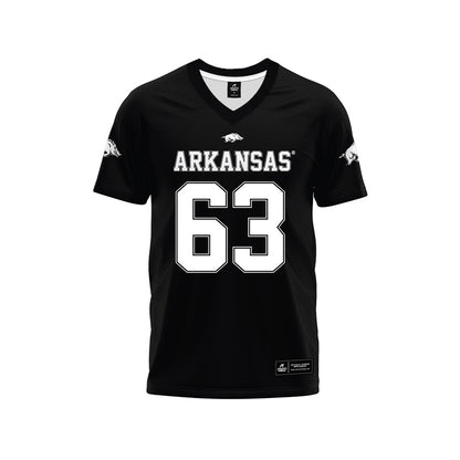 Arkansas - NCAA Football : Hugh Smith - Black Premium Football Jersey-0